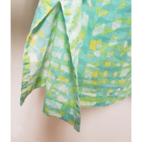 Heart of Palm Blouse S 24 Mint Green Embellished Long Sleeve Vintage Summer NWOT - Picture 10 of 12